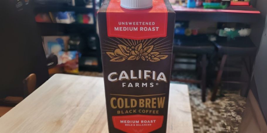 Hurry! Califia Farms Cold Brew Coffee 32oz 6-Pack Just $18.55 Shipped on Amazon