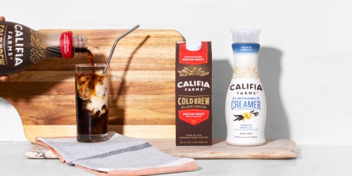 Califia Farms Cold Brew Black Coffee Cartons 6-Pack Just $21.91 Shipped on Amazon (Reg. $34)