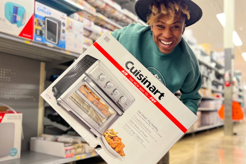 Cam holding Cuisinart air fryer