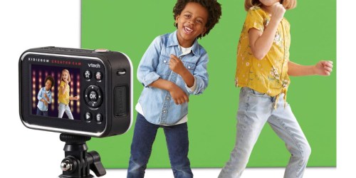VTech KidiZoom Creator Camera Only $25 Shipped on Amazon (Regularly $70) | Includes Tripod & Green Screen