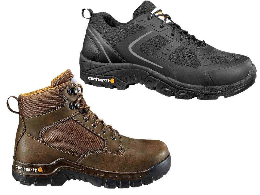 two pairs of Carhartt Men's Boots