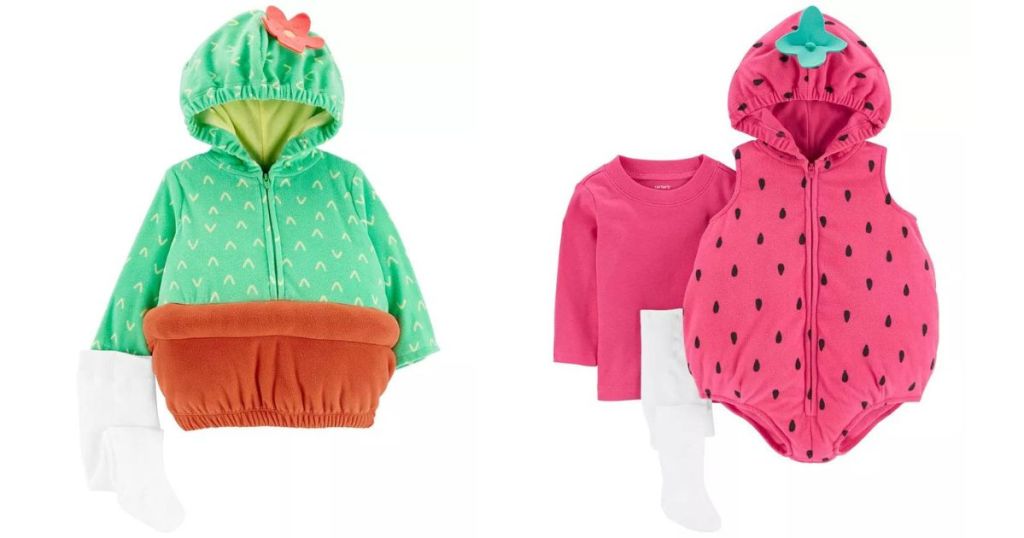 cactus and strawberry baby Halloween costumes