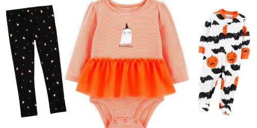 Carter’s Halloween Clothing from $6 (Regularly $14) | Leggings, Outfits, Tees & More