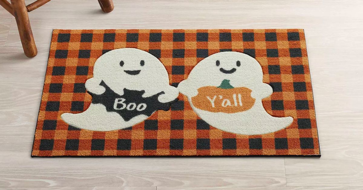 Celebrate Together Halloween Boo Y'all Accent Rug