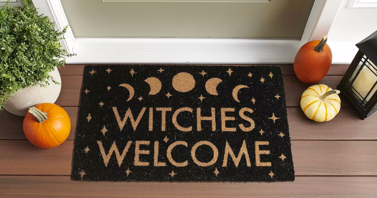 Celebrate Together Halloween Witches Welcome Doormat