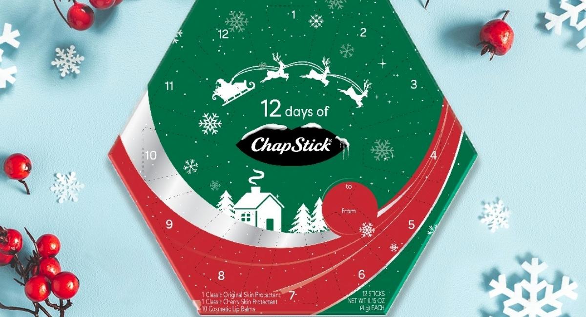 ChapStick Advent Calendar Only $13 shipped on Amazon Includes 12