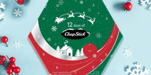 ChapStick Advent Calendar Only $13 shipped on Amazon | Includes 12 Seasonal & Classic Flavors