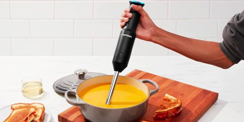 Chefman Cordless Immersion Blender Only $31.66 Shipped on Amazon (Reg. $60) | Great for Smoothies & Soups