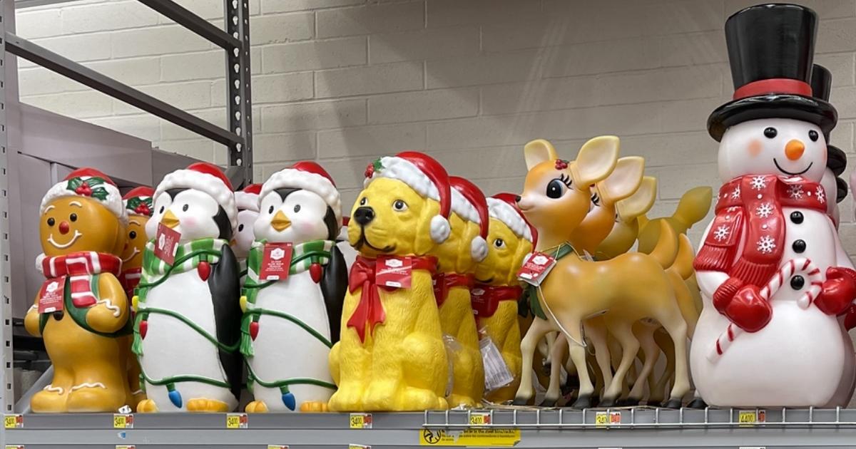 Walmart Christmas Decorations Are Hitting Stores Retro Blow Molds