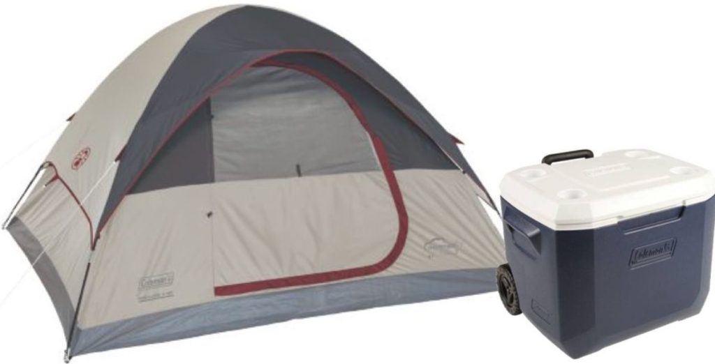 Coleman Tent and Cooler