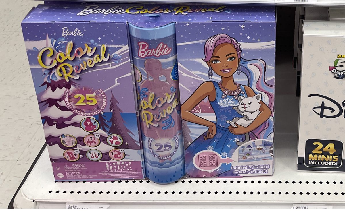Color Reveal Barbie Calendar