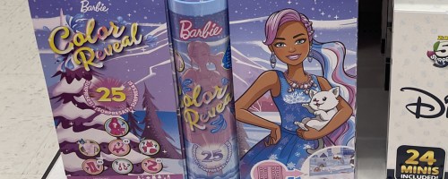Color Reveal Barbie Calendar