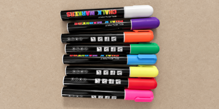 Liquid Chalk Markers 8-Pack Only $2.39 Shipped for Prime Members (Reg. $7)