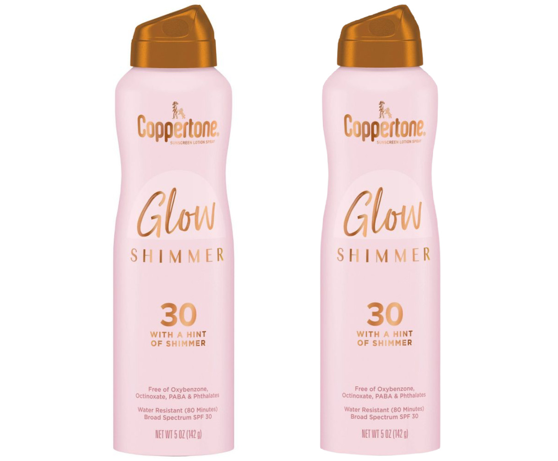 Coppertone Glow Sunscreen Spray 5oz SPF 30