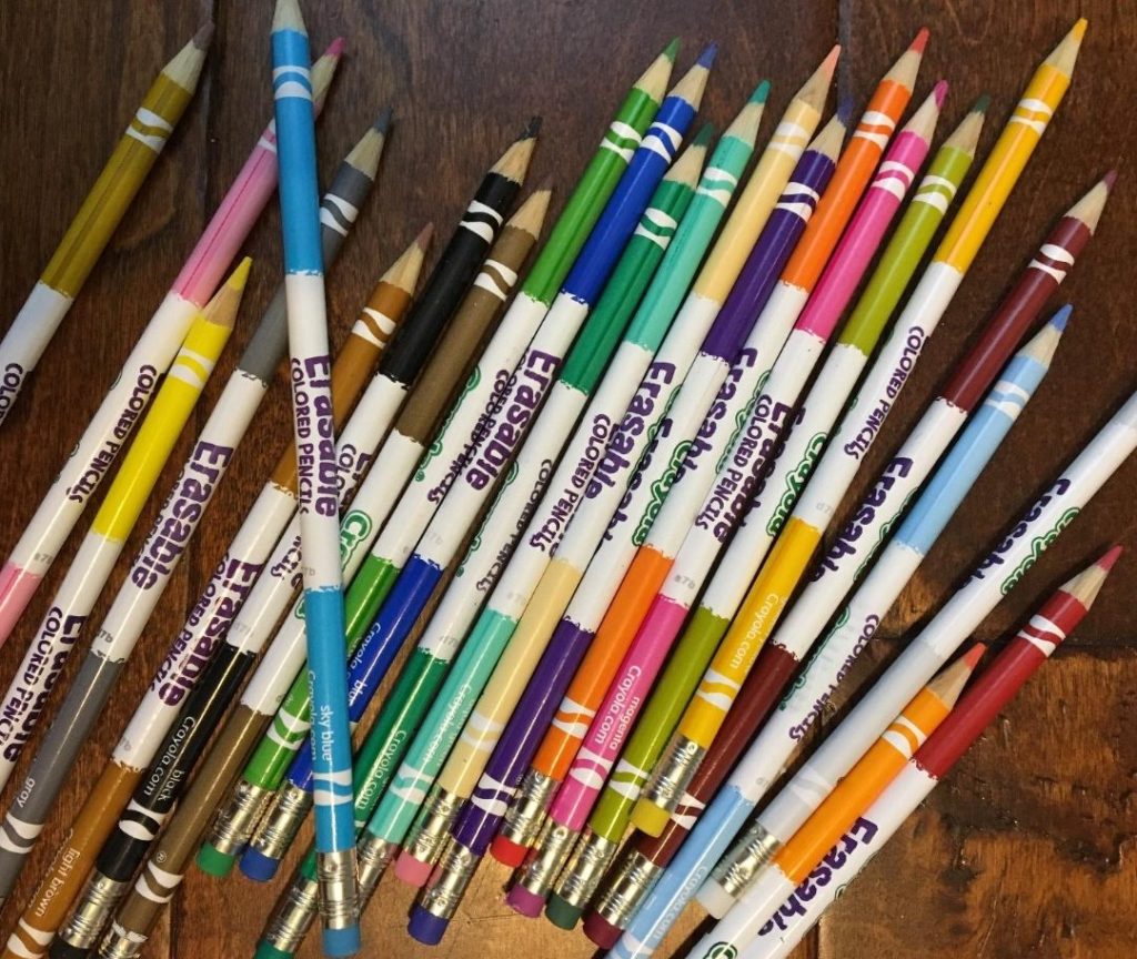 Crayola Eraseable Colored Pencils 24 pack