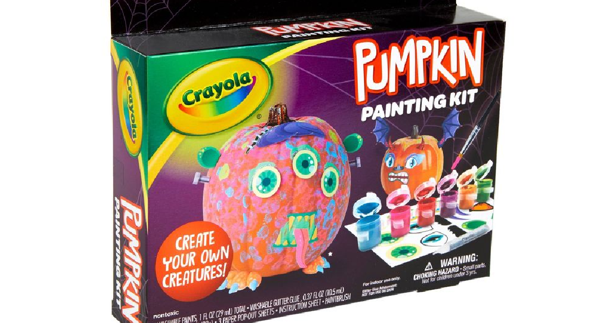 Crayola Pumpkin Painting Kits or Halloween Craft Kits Only 4.99 on