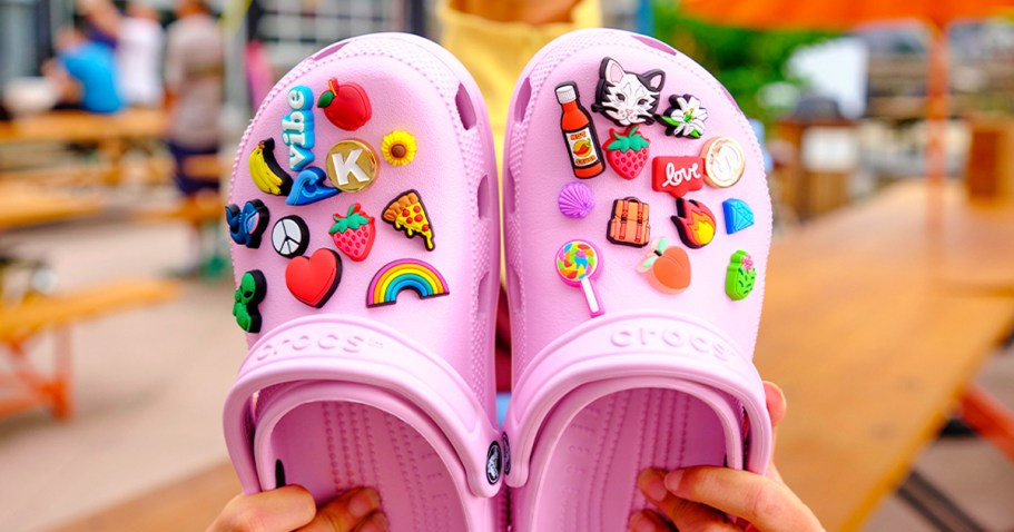 Up to 60% Off Crocs Clogs & Sandals + Jibbitz Charms Only 85¢