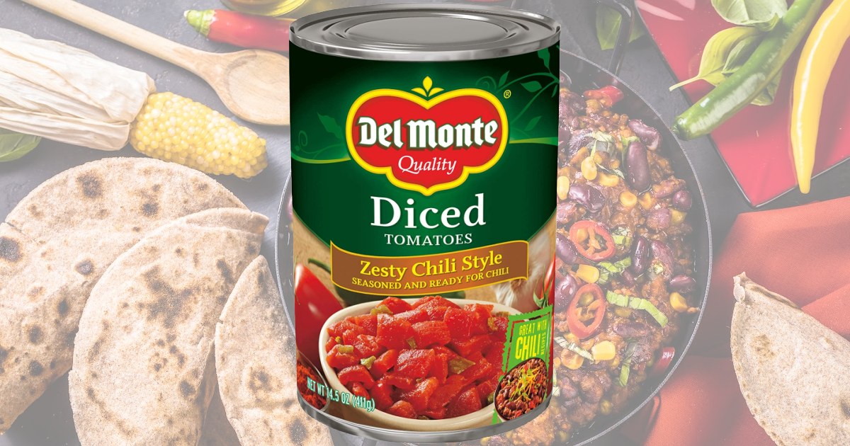 Del Monte Diced Tomatoes Just 93¢ Shipped on Amazon (Great for Chili
