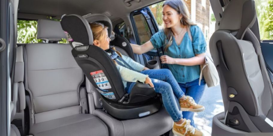 Evenflo Rotating Car Seat $265.99 Shipped on Target.com (Reg. $400) – Grows w/ Your Kiddo to Age 10!