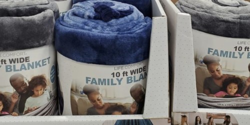 HUGE Family Blanket Just $34.99 Shipped for Costco Members (10-Feet Wide & Bigger than King Size)