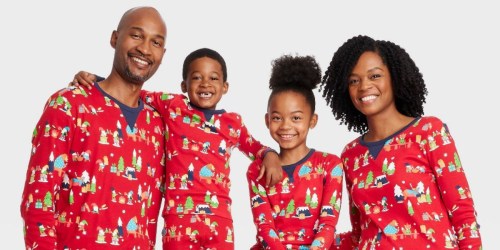 Target Matching Holiday Pajamas for the Family from $7