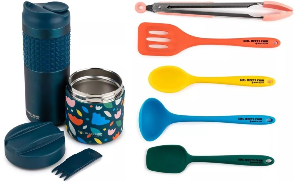 Girl Meets Farm Molly Yeh Hydration Set and Silicone Utensils
