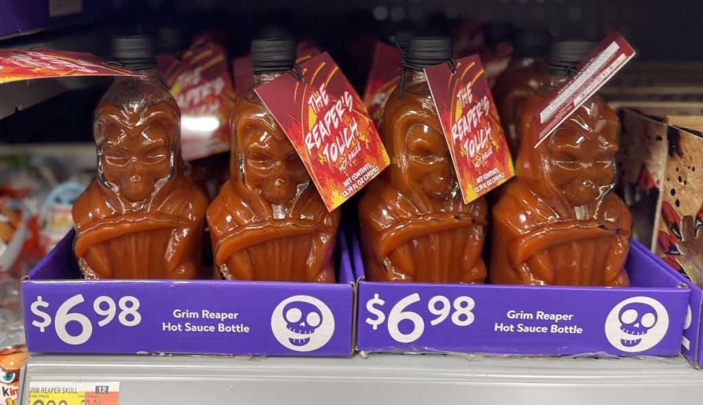 Grim Reaper Hot Sauce Bottle