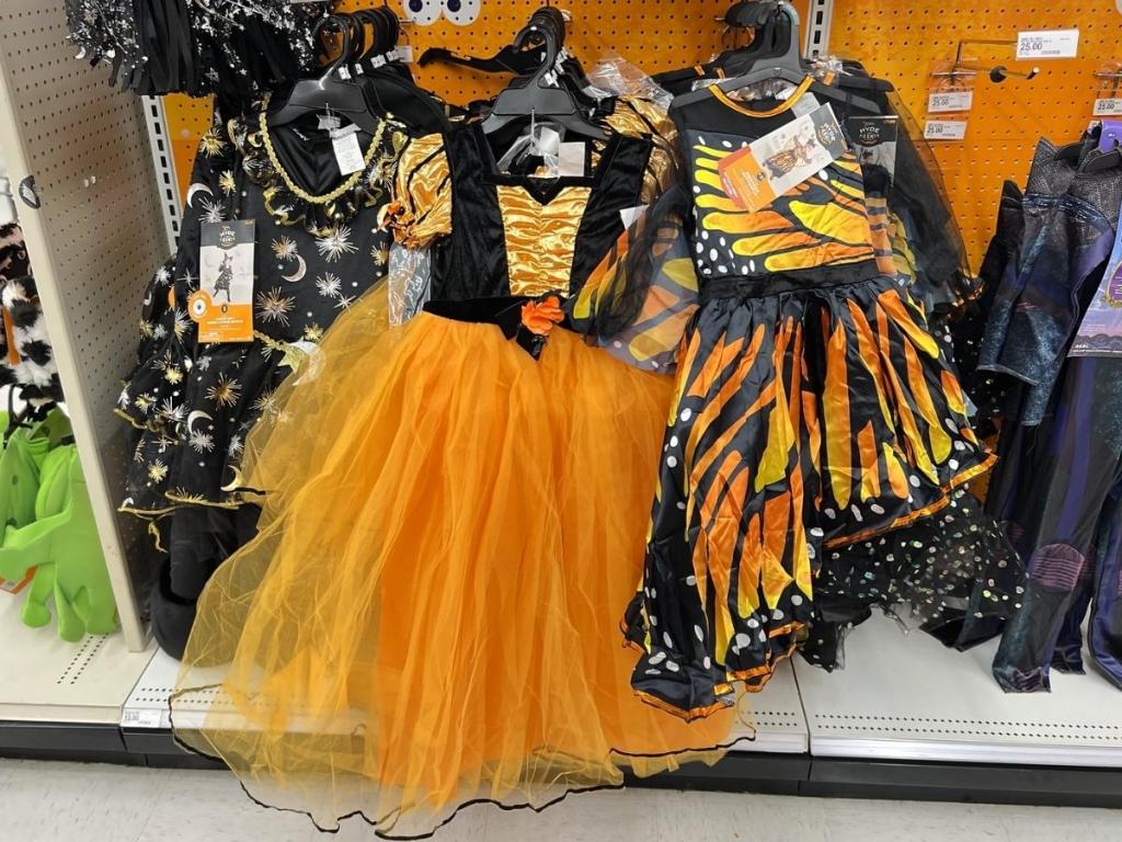witch and monarch butterfly kids halloween costumes