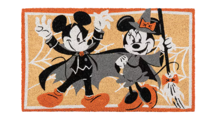 Mickey and Minnie Halloween Door Mat at Costco