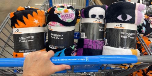 Walmart Halloween Plush Throw Blankets UNDER $5 | Super Soft & Cozy!