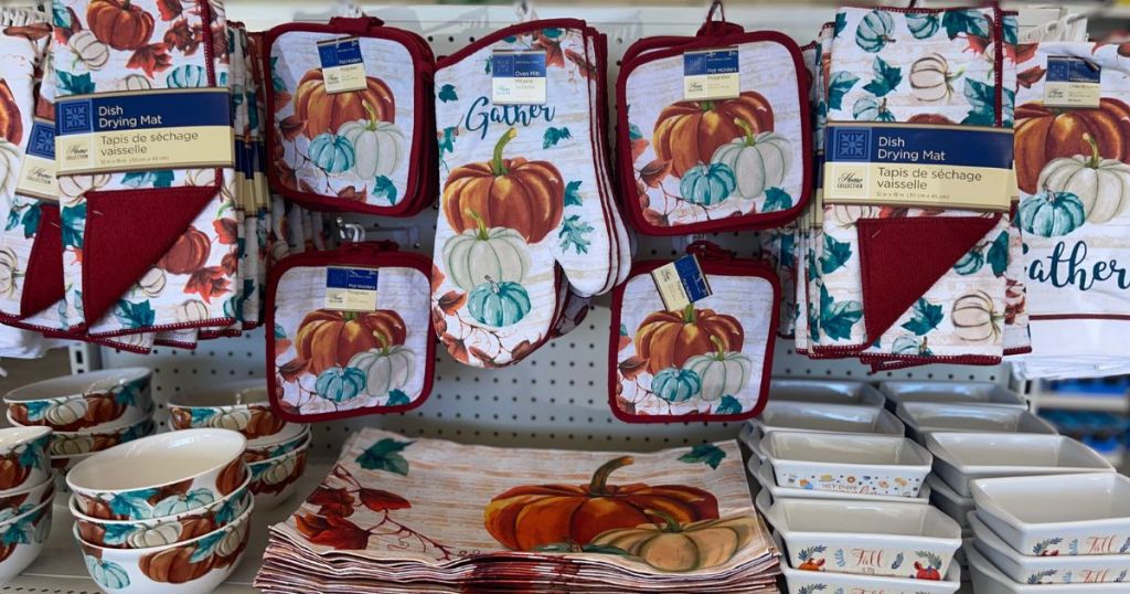 Dollar Tree Fall and Pumpkin Decor and Kitchen Items
