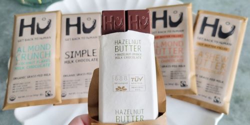 Over $6 Off Hu Organic Gourmet Chocolate Bars on Amazon | Fair-Trade, Soy Free, & Gluten Free