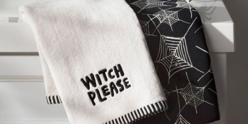 Last Chance to Save on Bathroom Accessories on Target.com | Halloween Hand Towel 2-Packs Only $4