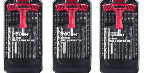 Hyper Tough 50-Piece Drill Bit & Drive Bit Set Just $4 on Walmart.com (Regularly $12)