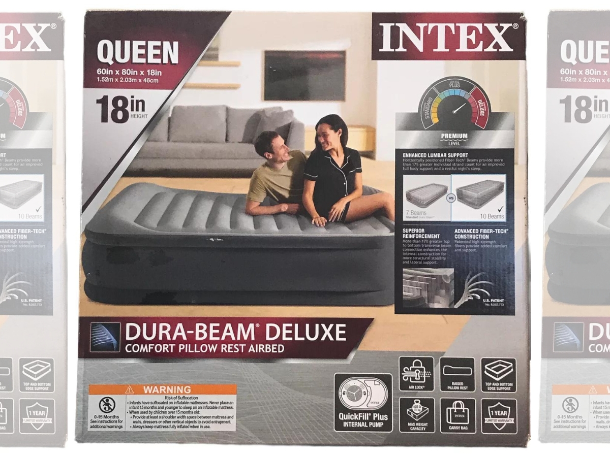 intex queen air mattress sam's club