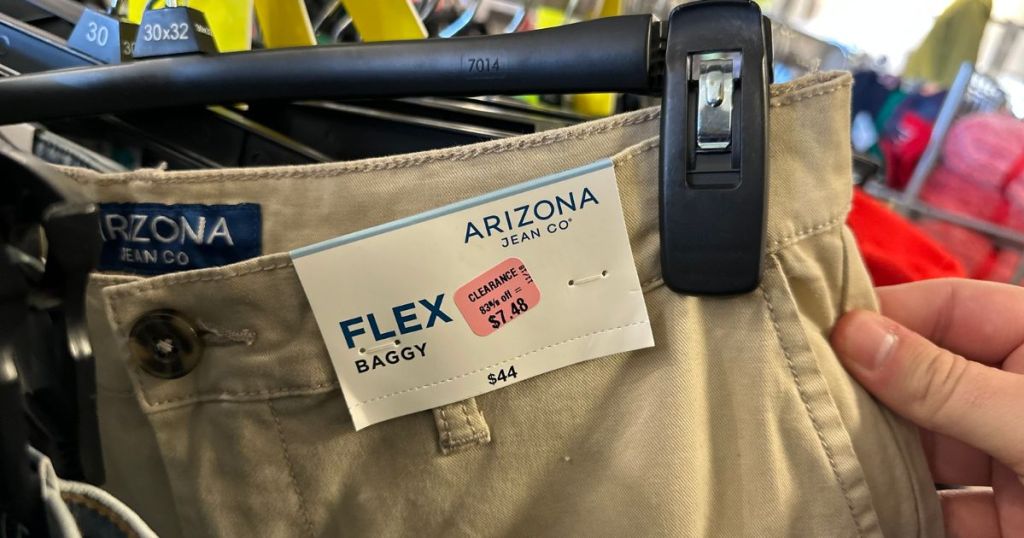 jcpenney men's arizona pants