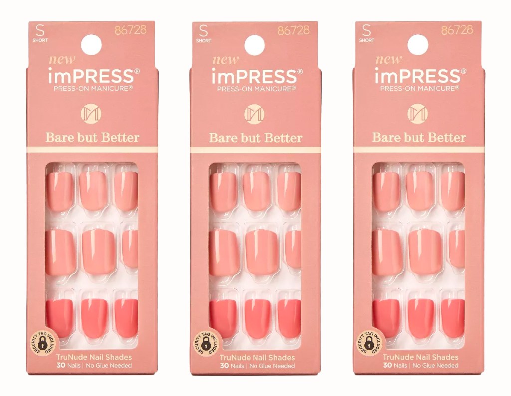 KISS Products Bare But Better Press-On Fake Nails