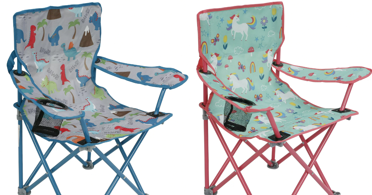 Crckt kids folding camp chair with 2024 safety lock print