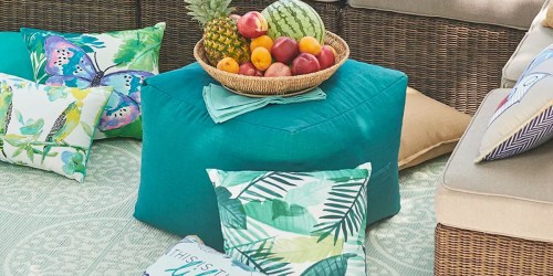Kohl’s Poufs from $28.69 (Regularly $82) – Add Extra Seating Indoors & Outside