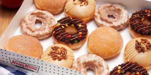 Latest Krispy Kreme Coupons | Limited Edition Fall Doughnuts Available Now + Free Delivery on Autumn Lover’s Dozen