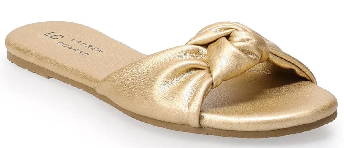 LC Lauren Conrad Cedar Women's Knotted Slide Sandals