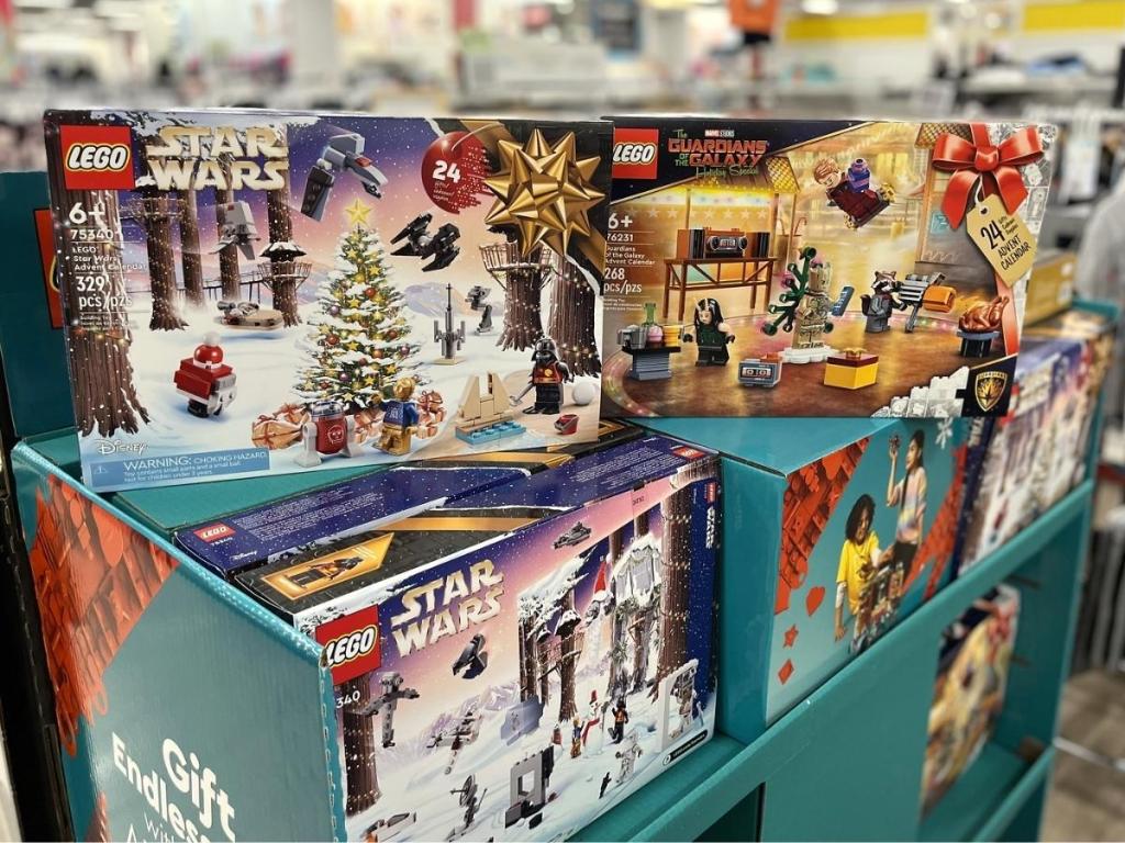 LEGO star wars and guardians of the galaxy 2022 advent calendars