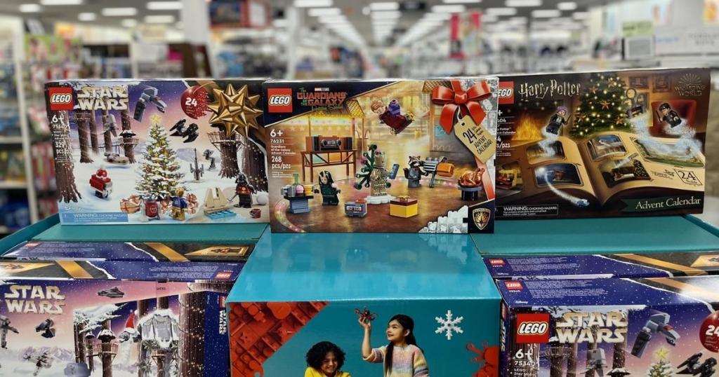 LEGO star wars, harry potter and guardians of the galaxy 2022 advent calendars