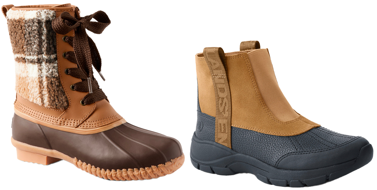 Lands end duck on sale boots