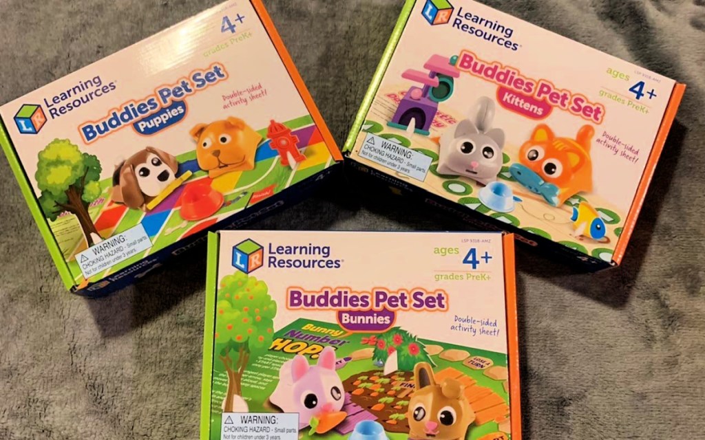 Learning Resources Buddies Pet Set 3 Games in 1 Bundle