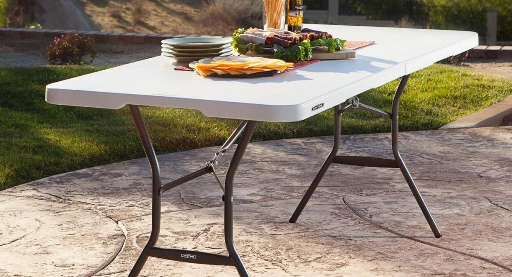 Lifetime 5' Fold-in-Half Outdoor Table
