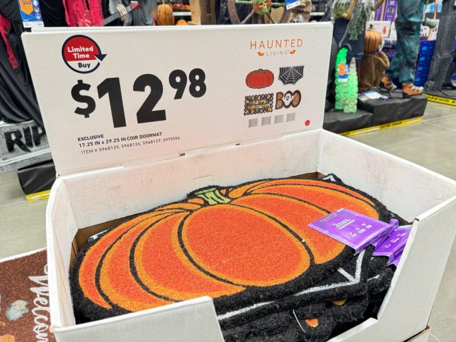 Lowe's Halloween Doormats being offered for only 12.98 in-store