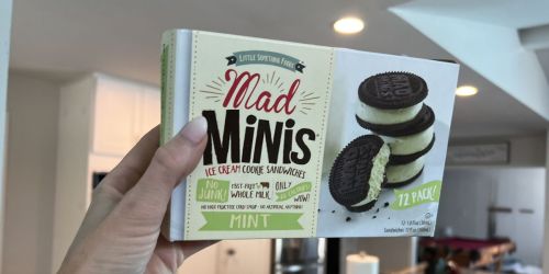 50% Off Mad Minis Mint Ice Cream Cookie Sandwiches at Target