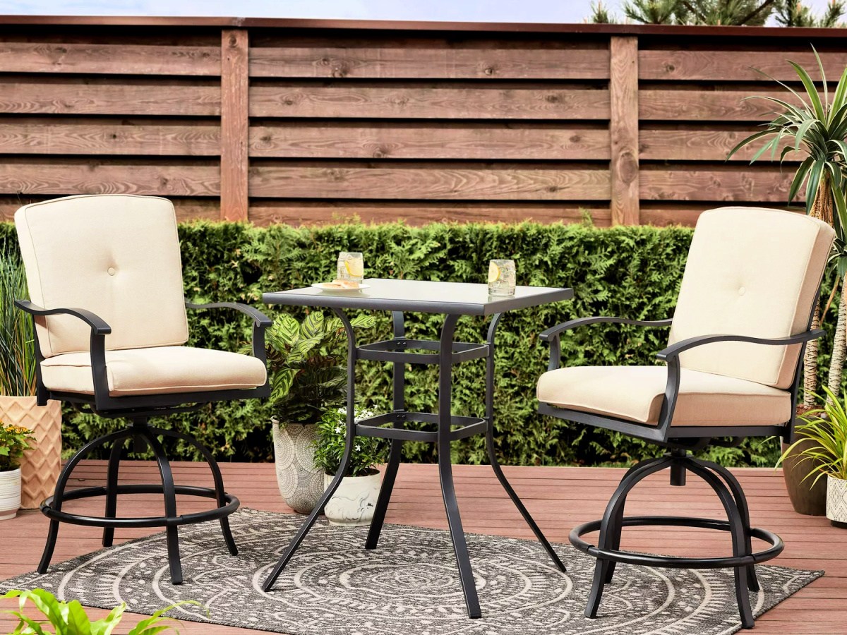 Mainstays Belden Park 3-Piece High Bistro Set