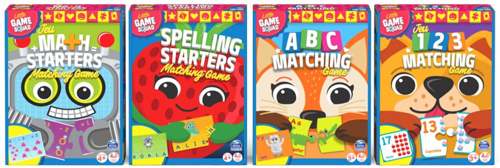Match and Learn Puzzle Game Bundle 4-pack 